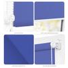 Estika Blackout Roller Blind, No Drilling, 95 x 220 cm Fabric, Blue view 3