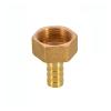 Artemisia Brass Hose Barb and Threaded Fitting, Female, 16 mm Barb × 3/4 in view 1