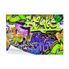 decomonkey Premium Graffiti Photo Wallpaper, 300 x 210 cm, Street Art, Nonwoven view 1