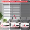 ROLLMAXXX No-Drill Double Roller Blind, Clip-Fix, 85 x 220 cm, Green view 4