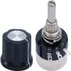 ONECM 2-Pack Single-Turn Carbon Film Rotary Potentiometers for Inverter Motor Speed Control, with 2 A03 Knobs and 2 Dials, B202 2 kΩ view 2