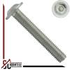 Flanged Button Head Socket Screws M8 x 90, 50-Pack, ISO 7380-2, A2 Stainless Steel view 2