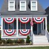 3-Pack USA Flag Banners, Pleated, 90 x 180 cm, Patriotic American Flag Bunting view 4