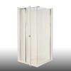 Dusbad Vital 2 Shower Enclosure, Left Pivot Door with Fixed Panel and Right Shower Wall view 2