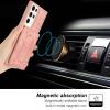 Phone Case for Samsung Galaxy S23 Ultra/S23 Plus/S23, Shockproof and Scratch-Resistant, with Wrist Strap and Magnetic Card Slots, Blue, S23 view 3