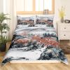 SJSXWQN 135 x 200 cm Gray Plum Bedding Set for Girls view 1