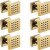 2-Inch Brass Adjustable Massage Body Jet, Titanium Gold view 1