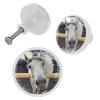 TBOUOBT 4-Piece White Horse Cabinet Knobs view 2