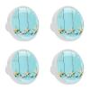TBOUOBT 4-Pack Cabinet Knobs, Farmhouse Dresser Handles, Sea Planks Starfish Ocean view 1
