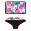 TBOUOBT 4-Pack Cabinet Knobs, Lotus Flower and Flamingo view 2