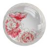 TBOUOBT 4-Pack Kitchen Cabinet Knobs, Drawer Knobs for Modern Cabinet Doors, Red Peony Floral Design view 2