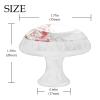 TBOUOBT 4-Pack Kitchen Cabinet Knobs, Drawer Knobs for Modern Cabinet Doors, Red Peony Floral Design view 4