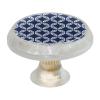 TBOUOBT 4-Pack Round Ethnic Navy Blue Cabinet Knobs view 2