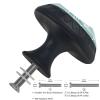 TBOUOBT 4-Pack Cabinet Knobs, Black and White Math Equation view 3