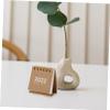 STOBOK Mini Desktop Calendar, Portable Table Calendar for Office, Home, or School view 3