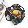 ASEELO Rock and Roll Insulated Lunch Bag with Mesh Side Pocket view 3