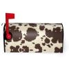 Magnetic Mailbox Cover, Cow, Brown, Garden, Yard, Outdoor Home Décor, Standard Size: 45.7 x 53.3 cm view 2