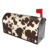 Magnetic Mailbox Cover, Cow, Brown, Garden, Yard, Outdoor Home Décor, Standard Size: 45.7 x 53.3 cm view 3