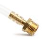 Brass Hose Barb Connector, 8 mm Barb, BSP Male Fitting view 2
