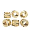 M2–M6 Brass Knurled Threaded Heat-Set Inserts for 3D Printers, 4.5 mm, 50 pcs, M3 (OD 5 mm) view 1