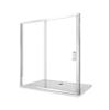 6 mm Glass Shower Enclosure for Alcove Installation, 190 cm High, Reversible (130–135 cm) view 1