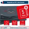 TECPLAST LP506CH Waterproof PVC Construction Tarpaulin, 2 x 8 m, Anthracite Gray, 5-Year Warranty view 3