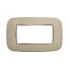 Orbis Cover Plates, Various Colors, Compatible with Axolute Series 3-4-6 Modules ETTROIT (4 Modules, Sand) view 1