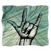 Plush Nap Blanket, Warm and Cozy Microfiber Blanket, I Love Rock and Roll view 1