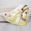 Plush Blanket, Nap Blanket, Warm Cozy Soft Microfiber Blanket, Butterfly Flower Cyclist Girl view 4