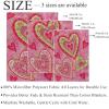 TBOUOBT Fleece Throw Blanket, Decorative for Bedroom, Sofa, or Floor, Pink Heart Retro Rose view 4