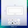 Brollux 2-Gang Retractable Pop-Up Socket with USB/USB-C, Silver view 3