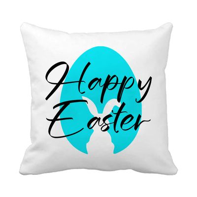 MDEIMAT Decorative Pillow Cover, Square, with Zipper, 18 x 18 in