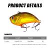 Comcapy 1-Piece Sinking Crankbait Lure, 5.4 cm, 13 g, 6#, Long-Casting, Color 004 view 2