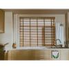 Suwooy Wooden Venetian Blinds, 50 mm Solid Wood Slats, WH-60 x 120 cm / 23.5 x 47 in view 3