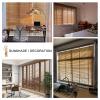 Suwooy Wooden Venetian Blinds, 50 mm Solid Wood Slats, WH-60 x 120 cm / 23.5 x 47 in view 4