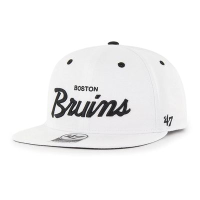 '47 Brand Snapback Cap – Crosstown Boston Bruins White