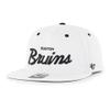 '47 Brand Snapback Cap – Crosstown Boston Bruins White view 1