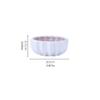 Indoor/Outdoor White Ceramic Planter Pots with Crackle Finish and Drainage Holes view 2