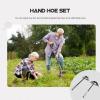 DOITOOL 2-Piece Portable Steel Weeding Hoes for Gardening view 2