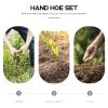 DOITOOL 2-Piece Portable Steel Weeding Hoes for Gardening view 4