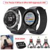 KAVJU 22 mm Nylon Watch Band for Garmin Fenix, Agate view 2