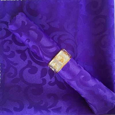 SERVEL 10-Piece Set Square Polyester Table Napkins