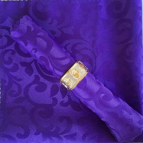 SERVEL 10-Piece Set Square Polyester Table Napkins