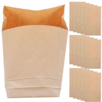 DECHOUS 40-Piece Kraft Paper Bags, Oil-Resistant and Durable