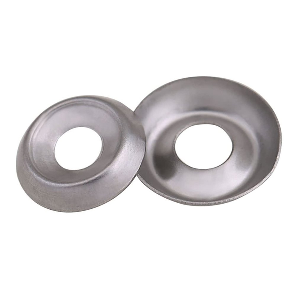 BELLAY A2 Stainless Steel Countersunk Cup Washers, M3 × 11 × 2.5 mm, 5 pcs