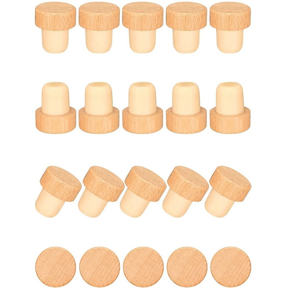 Duendhd 20-Piece T-Shaped Wine Cork Stoppers