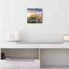 DEQORI Glass Wall Clock, 30 x 30 cm, Athens Acropolis Design view 3