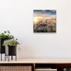 DEQORI Glass Wall Clock, 30 x 30 cm, Athens Acropolis Design view 4