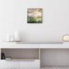 DEQORI Glass Wall Clock, 30 x 30 cm, Stadium Grass Corner Design view 3