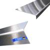 Gastro-Blechdesign 0.75 m Stainless Steel Edge Protection Angle, 20 x 20 mm, 1 mm Thick, K240 Brushed view 1